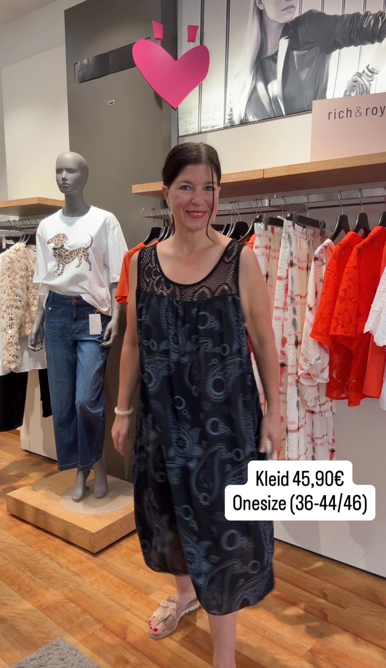 Luftiges Sommerkleid aus Viskose