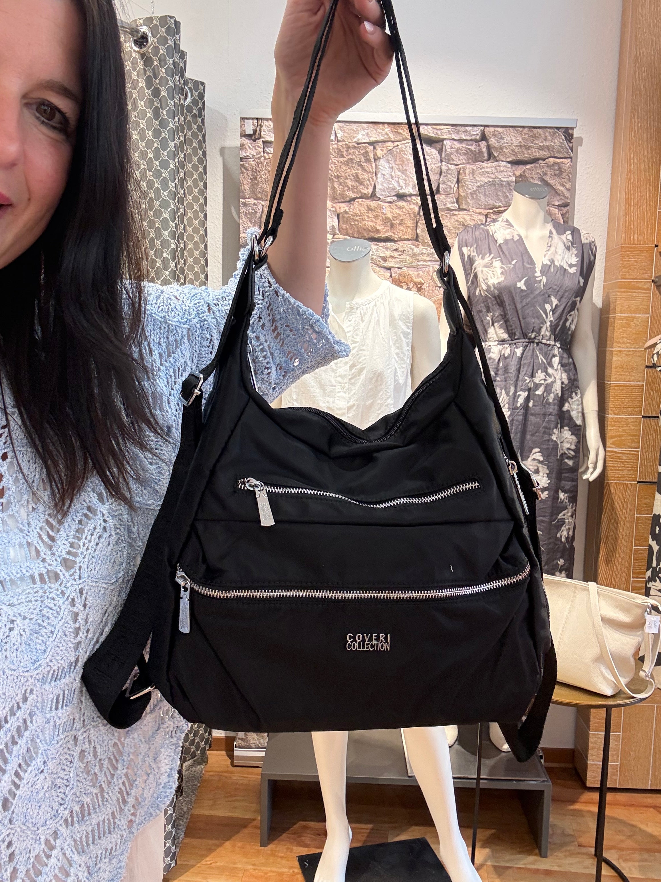 Rucksacktasche Schwarz