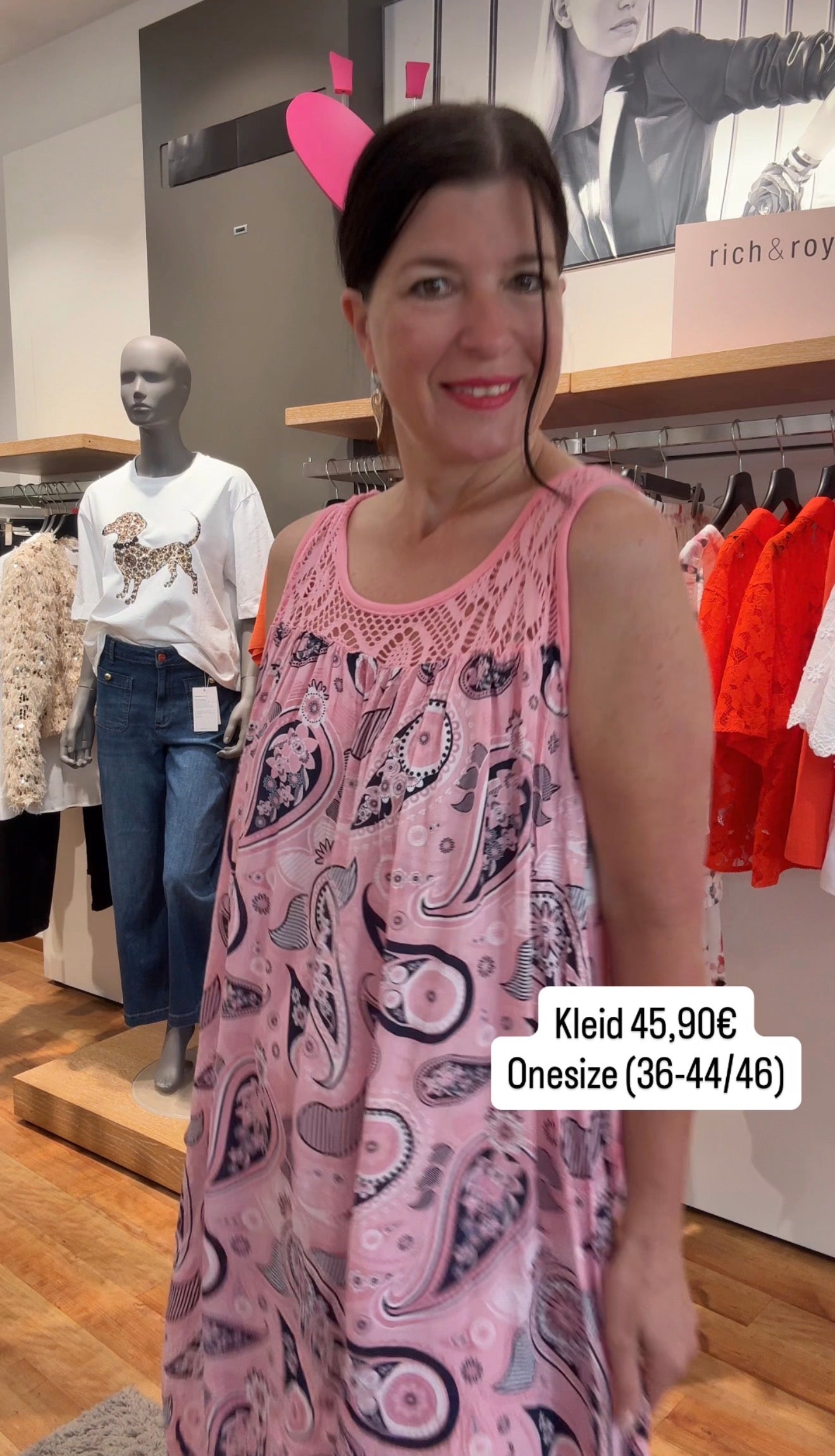 Luftiges Sommerkleid aus Viskose