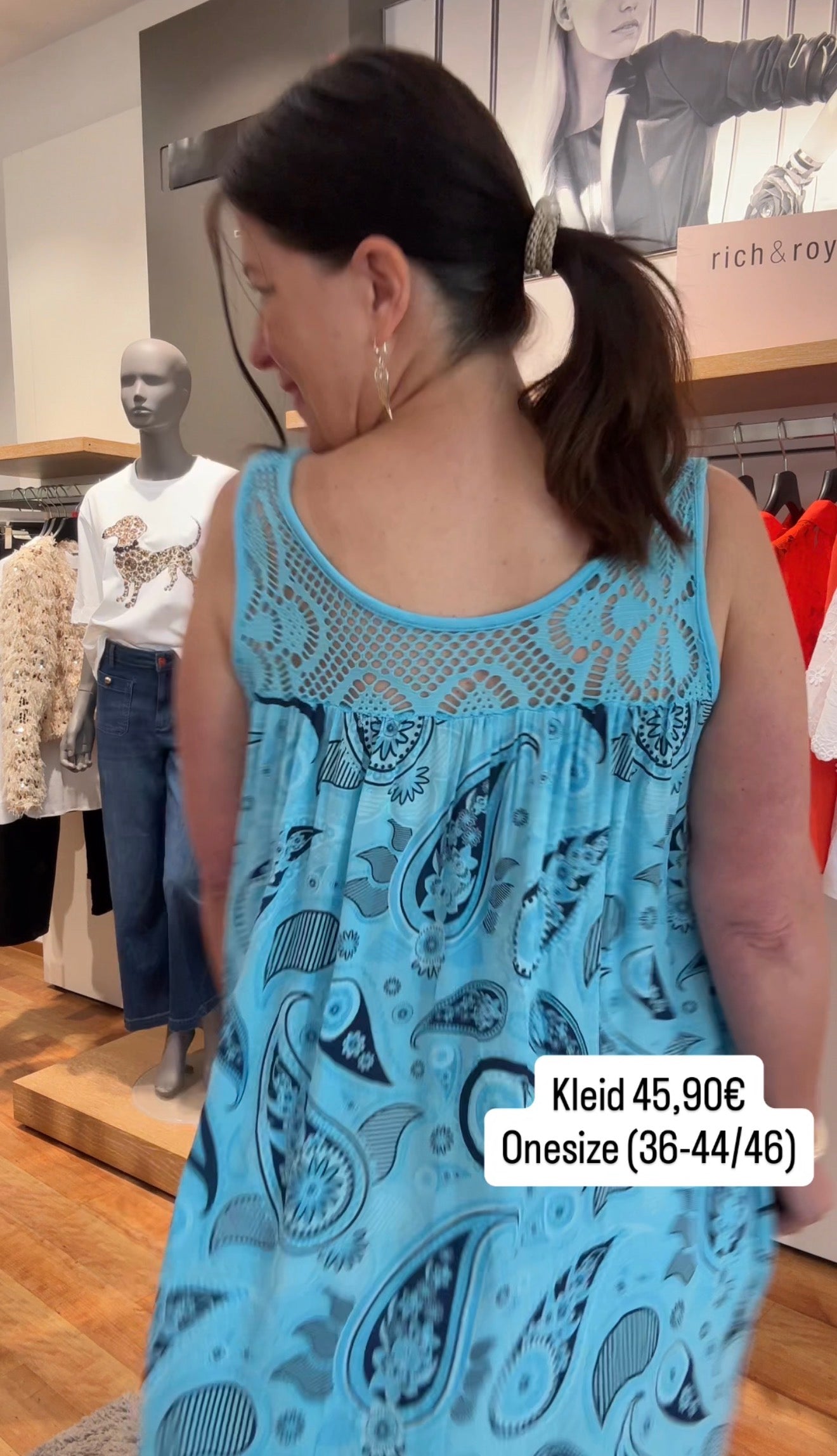 Luftiges Sommerkleid aus Viskose