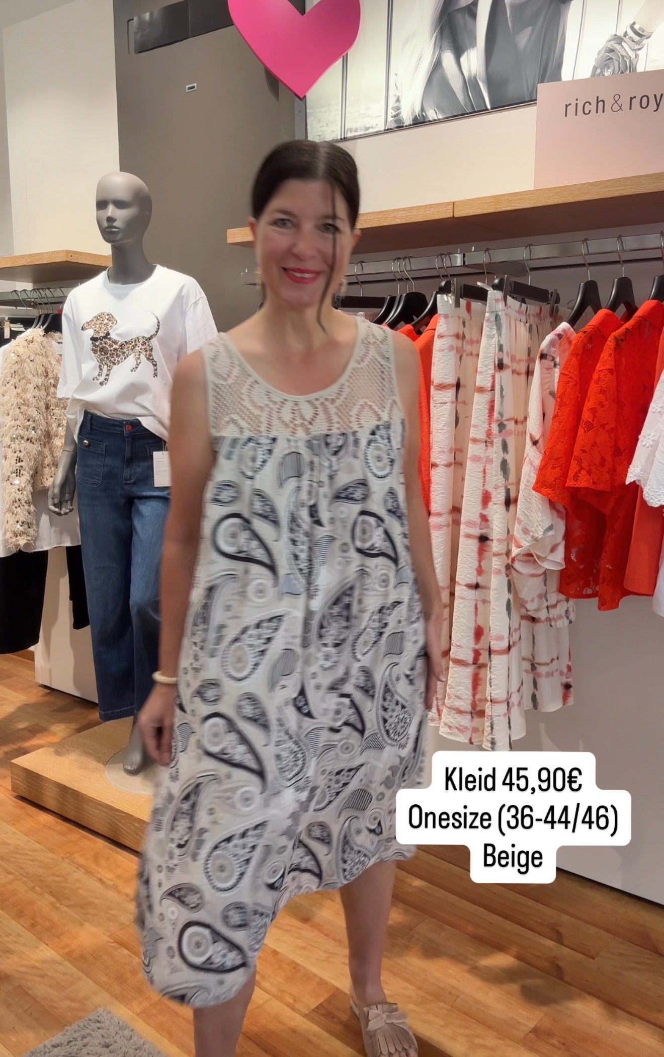 Luftiges Sommerkleid aus Viskose