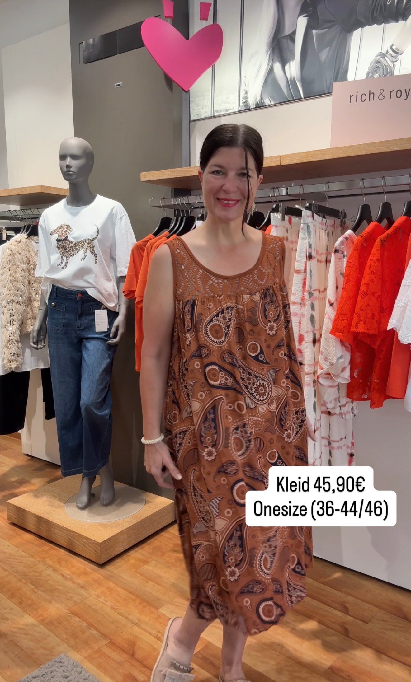 Luftiges Sommerkleid aus Viskose
