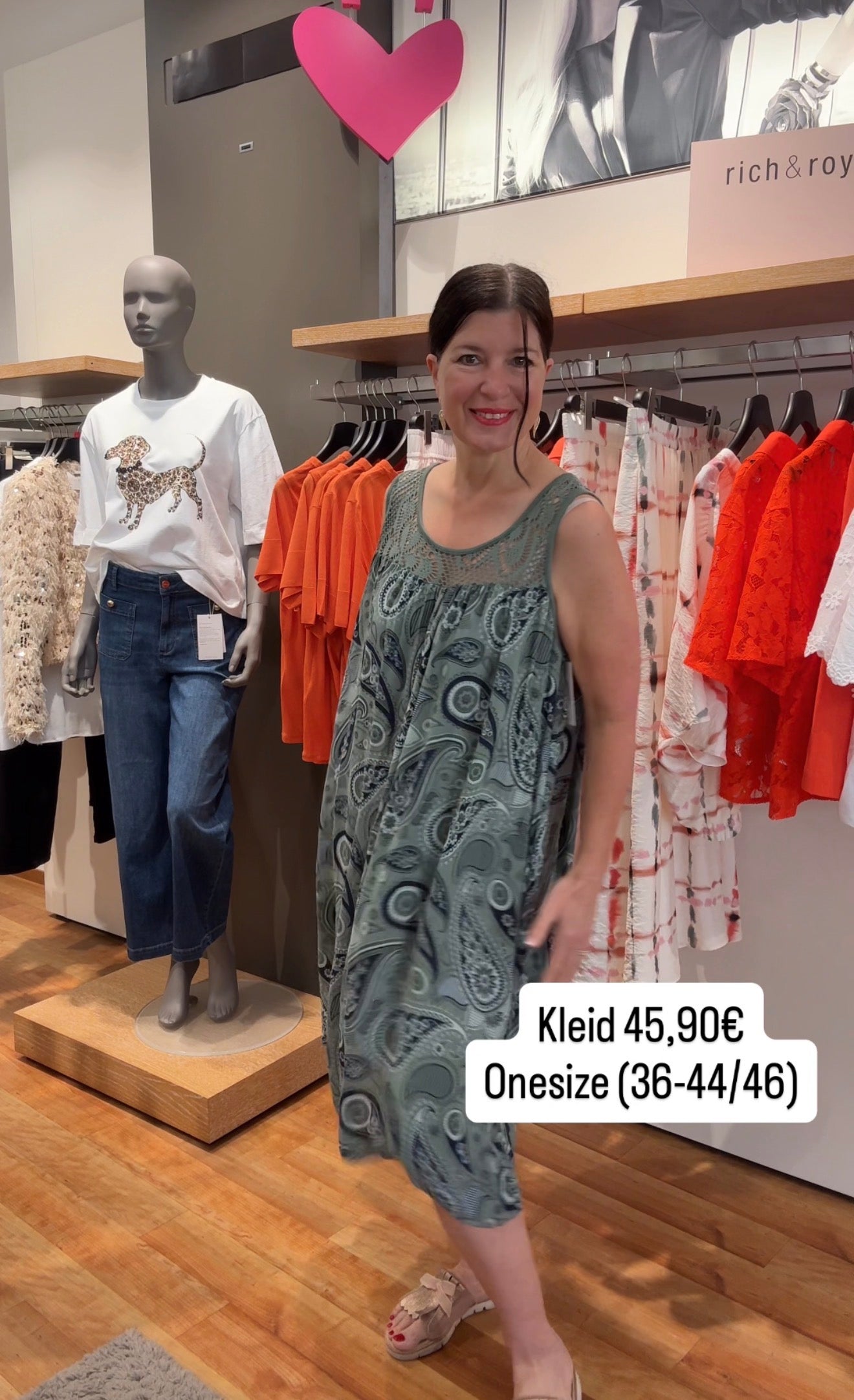 Luftiges Sommerkleid aus Viskose